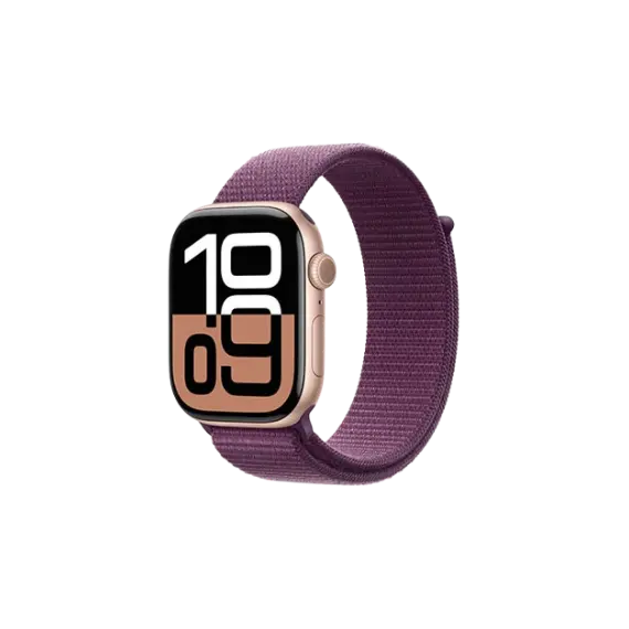 სმარტ საათი Apple Watch Series 10 GPS 46mm Rose Gold Aluminum Case With Plum Sport Loop MWWV3  - Primestore.ge
