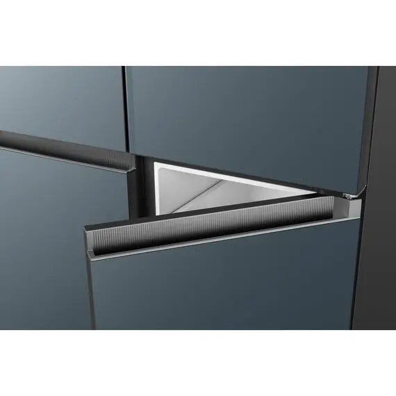 მაცივარი TCL C521CDB, 521L, Energy E, 190x64x83.3, Glass Door, LED Display, Metal Fresh , 7 image - Primestore.ge