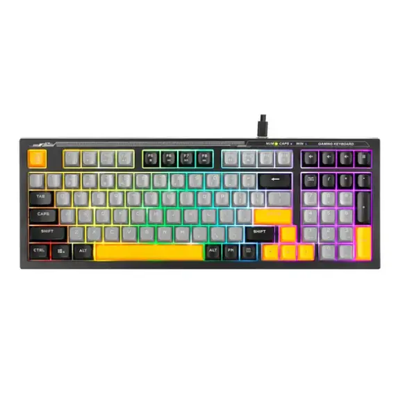 კლავიატურა MARVO K638B Soldat S50B wired keyboard  - Primestore.ge