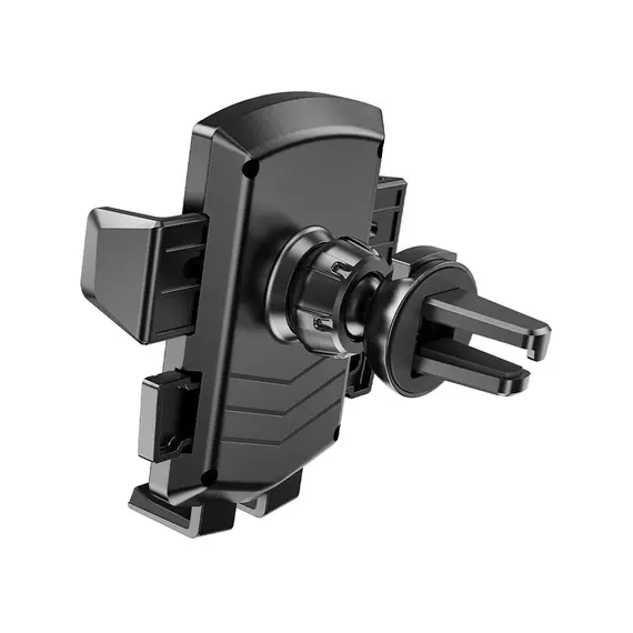 ავტომობილის სამაგრი HOCO CA86 Davy one-button air outlet car holder - Black , 3 image - Primestore.ge