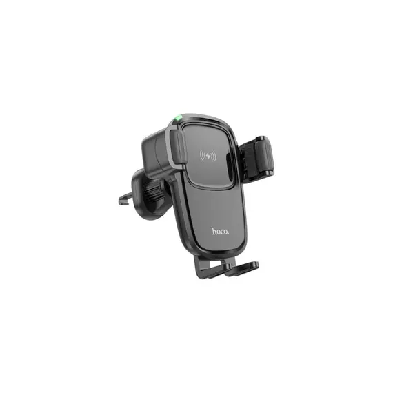 მანქანის დანტენი Hoco HW1 Pro Wireless fast Charge Car Holder (air outlet) Black  - Primestore.ge