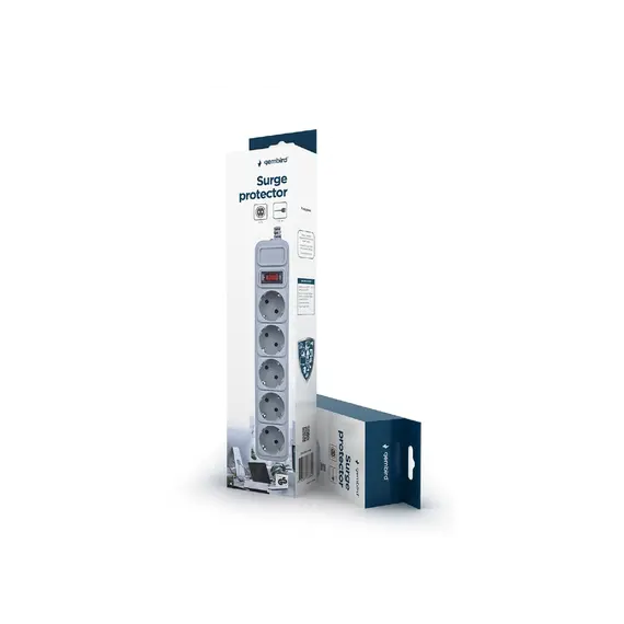 დენის გამანაწილებელი Gembird SPG3-B-6C - White , 2 image - Primestore.ge
