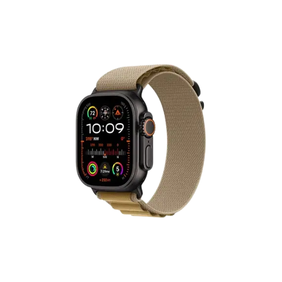 სმარტ საათი Apple Watch Ultra 2 49mm Black Titanium Case With Tan Alpine Loop MX4R3 M  - Primestore.ge