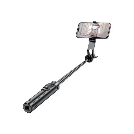 მობილურის სამაგრი Hoco K21 Stream Aluminum Alloy Live Broadcast Holder Black , 5 image - Primestore.ge