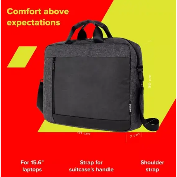ნოუთბუქის ჩანთა CANYON bag B-5 Business 15.6'' Grey , 3 image - Primestore.ge