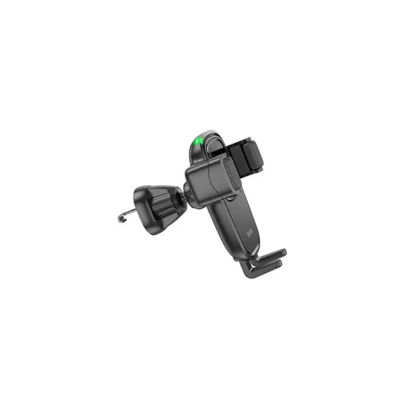 მანქანის დანტენი Hoco HW1 Pro Wireless fast Charge Car Holder (air outlet) Black , 3 image - Primestore.ge