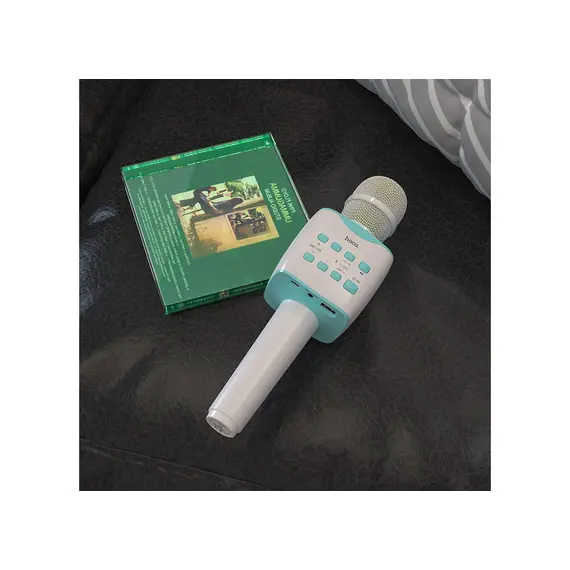 კარაოკე მიკროფონი HOCO BK5 Cantando karaoke microphone - Blue , 4 image - Primestore.ge