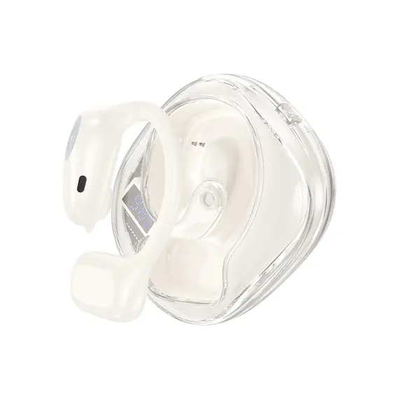 ყურსასმენი Hoco EA3 Talent open true wireless BT headset milky white , 2 image - Primestore.ge