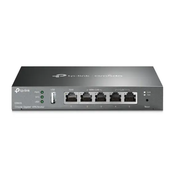 როუტერი TP-Link ER605 Omada Gigabit VPN Router  - Primestore.ge
