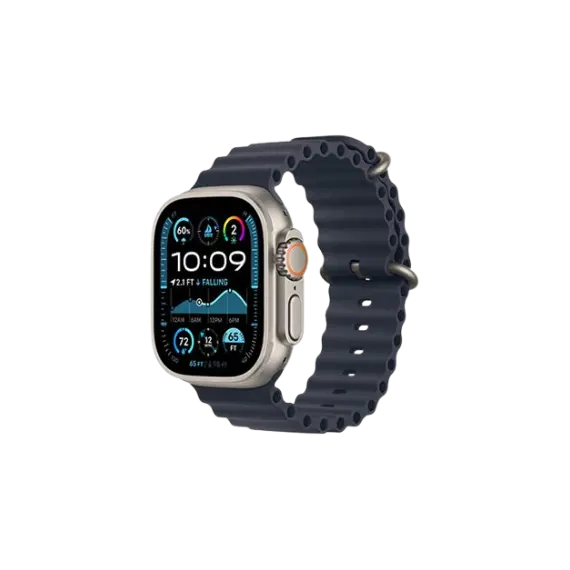 სმარტ საათი Apple Watch Ultra 2 49mm Natural Titanium Case With Navy Ocean Band MX4D3  - Primestore.ge