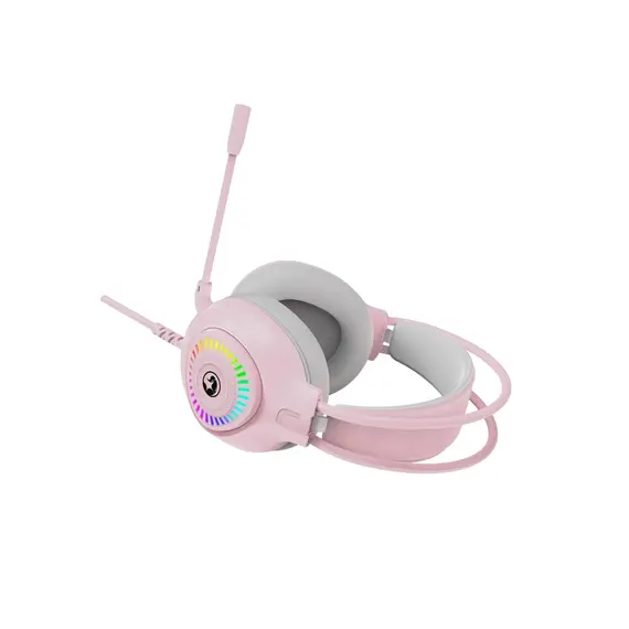 ყურსასმენი MARVO H8325 PK Wired Headset - Pink , 2 image - Primestore.ge