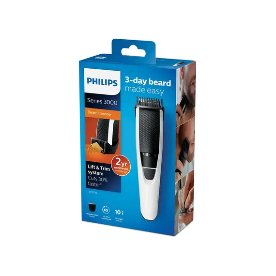 წვერსაპარსი და თმის საკრეჭი PHILIPS BT3206/14 , 4 image - Primestore.ge