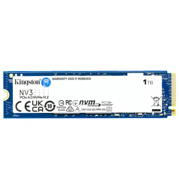 მყარი დისკი Kingston SNV3S/1000G 1 TB SSD - M.2 2280 Internal PCI Express NVMe  - Primestore.ge