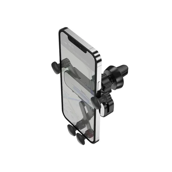 მანქანის სამაგრი Hoco CA102 Manner Gravity Linkage Car Holder Black Silver , 3 image - Primestore.ge