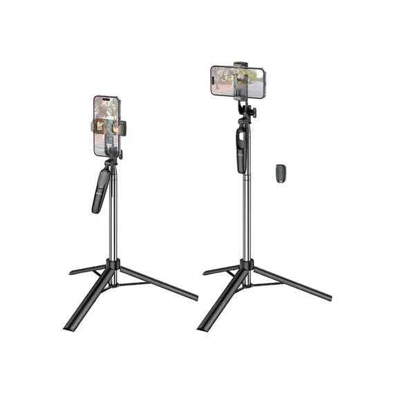 მობილურის სამაგრი Hoco K19 Soul live broadcast holder black , 2 image - Primestore.ge