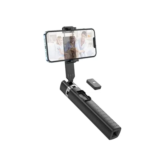 მობილურის სამაგრი Hoco K18 Wave four-leg live broadcast holder black , 3 image - Primestore.ge