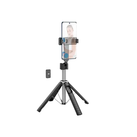მობილურის სამაგრი Hoco K18 Wave four-leg live broadcast holder black  - Primestore.ge