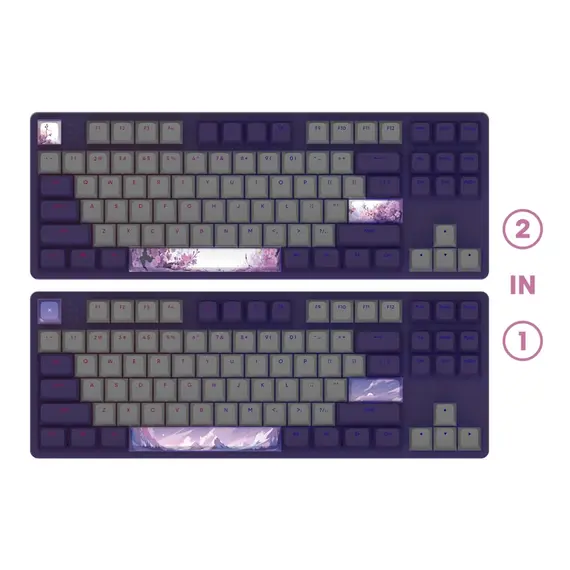 Keyboard Dark Project One 87 Violet Horizons RGB ANSI (ENG), 4 image