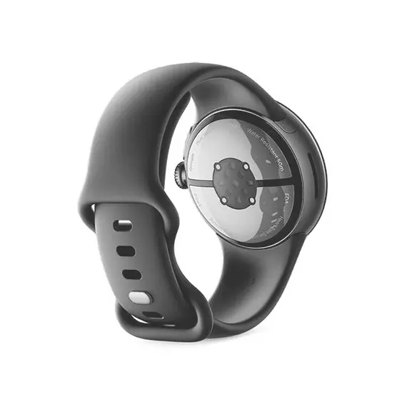Smart watch Google Pixel Watch 2 Matte Black Aluminum Case with Obsidian Active Band LTE, 3 image