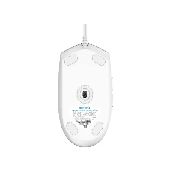 მაუსი Logitech G203 LightSync Gaming Mouse White , 3 image - Primestore.ge
