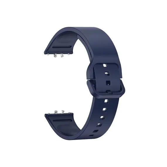 სმარტ საათის სამაჯური For Samsung Galaxy Fit3 Watch Band Soft Silicone Strap Replacement - Dark Blue  - Primestore.ge