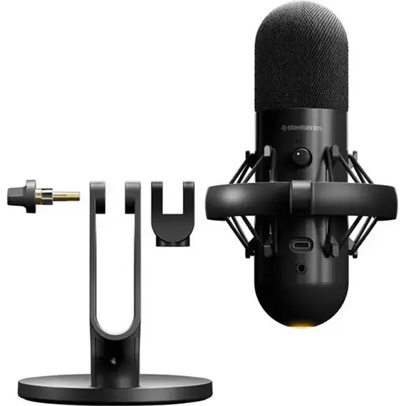 მიკროფონი SteelSeries Gaming microphone Alias, Omni, USB-A, black - Primestore.ge