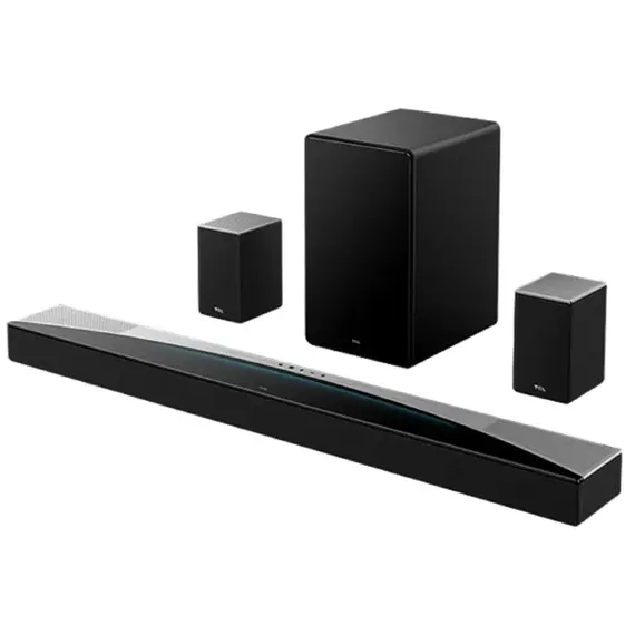 სახლის კინოთეატრი TCL Q85H Q Class, 860W, USB, HDMI, Bluetooth, Soundbar, Black  - Primestore.ge