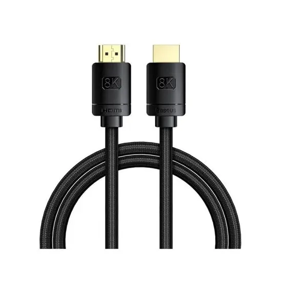 კაბელი Baseus High Definition Series HDMI 8K to HDMI 8K Adapter Cable 1m CAKGQ-J01 - Primestore.ge