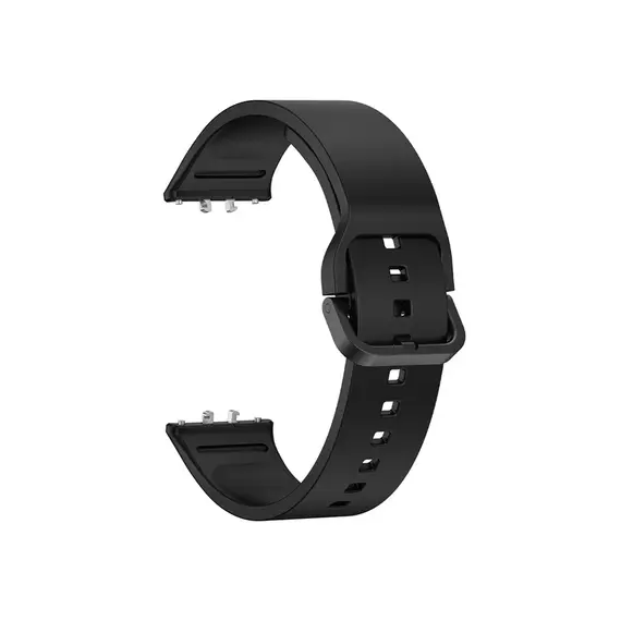 სმარტ საათის სამაჯური For Samsung Galaxy Fit3 Watch Band Soft Silicone Strap Replacement - Black  - Primestore.ge