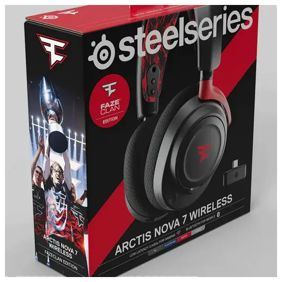 STEELSERIES ARCTIS NOVA 7 FAZE CLAN HEADPHONES, 3 image