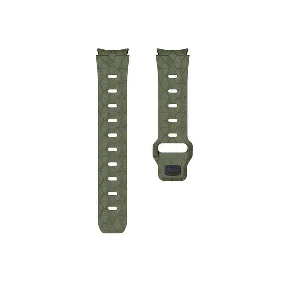 სმარტ საათის სამაჯური For Samsung Galaxy Watch FE 40mm KALEBOL KLB-ZQWFKGJ-001 / Watch 4 / 5 / 6 Football Pattern Silicone Watch Strap Band - Army Green , 3 image - Primestore.ge