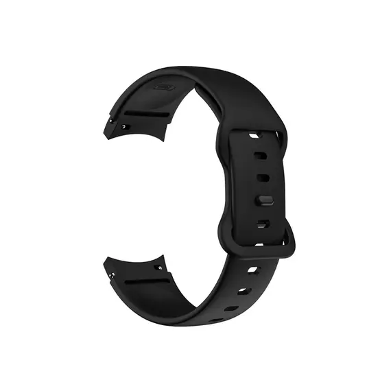 სმარტ საათის სამაჯური For Samsung Galaxy Watch's Silicone Watch Band 20mm - Black  - Primestore.ge