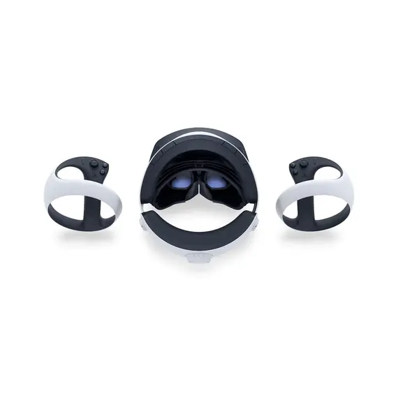 VR ყურსასმენი და კონტროლერი PlayStation VR2 Headset with Controllers for PlayStation 5 - White , 2 image - Primestore.ge