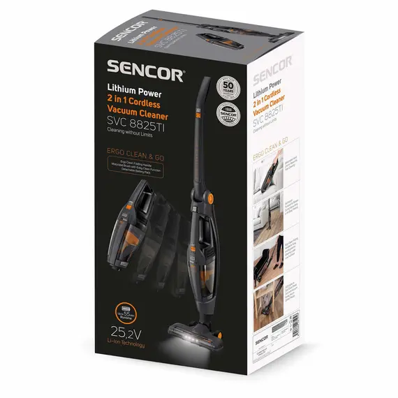 Vacuum cleaner SENCOR SVC 8825TI Black, 9 image