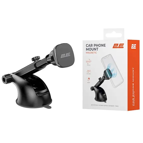 მობილურის სამაგრი 2E Car Holder window Magnetic , 4 image - Primestore.ge