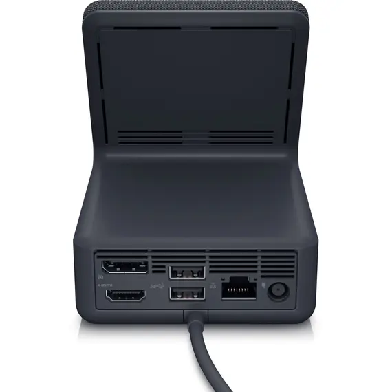 მობილურის დამტენი სადგური Dell HD22Q Dual Charge Dock, Wireless Charging, DP, HDMI, 4xUSB3.2, USB3.2 Type-C, RJ45, Black , 4 image - Primestore.ge