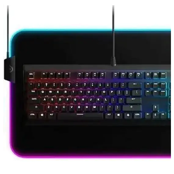 SteelSeries Mouse Pad QcK Prism Cloth RGB XL (250x210x3mm), black, 2 image