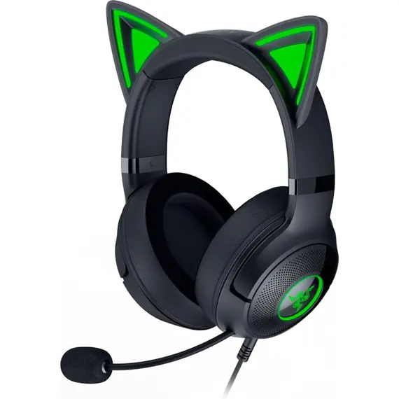 ყურსასმენი Razer RZ04-04730100-R3M1 Kraken Kitty V2, Gaming Headset, Wired, USB, Black  - Primestore.ge