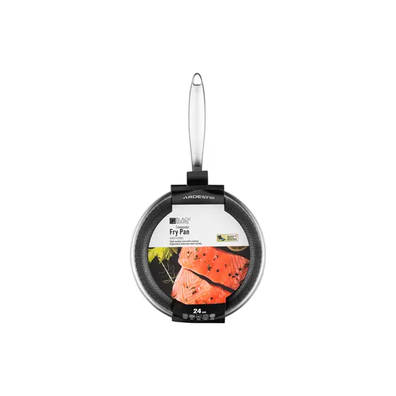 ტაფა Ardesto Fry pan Black Mars Avior, 24cm, Triply stainless steel , 3 image - Primestore.ge