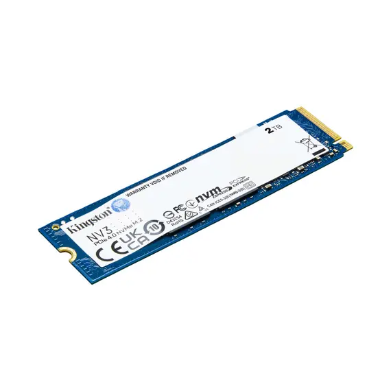 მყარი დისკი SSD Kingston M.2 2TB PCIe 4.0 NV3 , 2 image - Primestore.ge