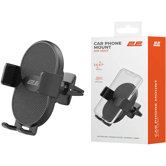 მობილურის სამაგრი 2E Car Holder Air vent , 4 image - Primestore.ge