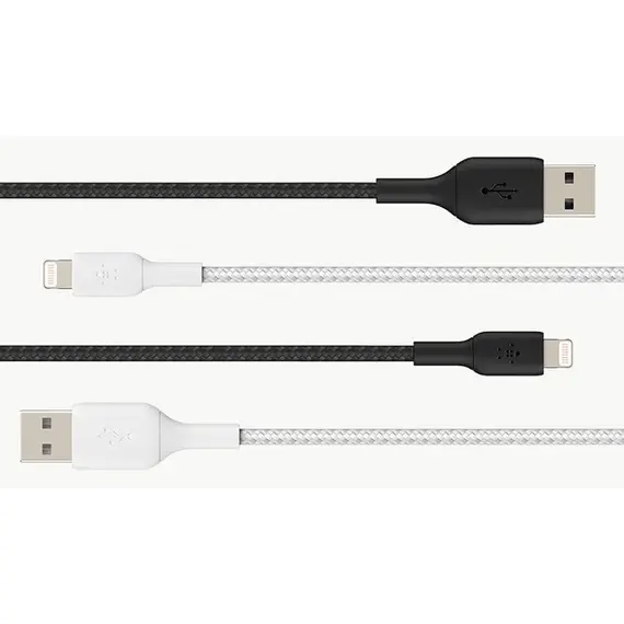USB კაბელი BELKIN BOOSTCHARGE BRAIDED LIGHTNING TO USB-A CABLE , 5 image - Primestore.ge