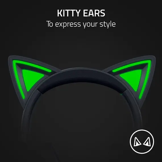 ყურსასმენი Razer RZ04-04730100-R3M1 Kraken Kitty V2, Gaming Headset, Wired, USB, Black , 5 image - Primestore.ge