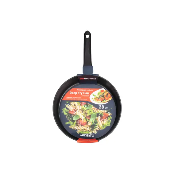 ტაფა Ardesto Deep Fry pan Gemini Gourmet Bolzano, 28cm, aluminium, black , 4 image - Primestore.ge