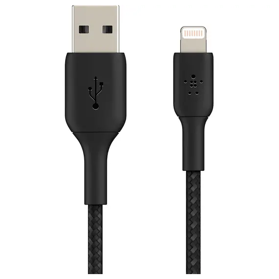 USB კაბელი BELKIN BOOSTCHARGE BRAIDED LIGHTNING TO USB-A CABLE  - Primestore.ge
