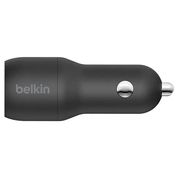ავტომობილის USB დამტენი Belkin DUAL USB-A CAR CHARGER 12W X2, BLK , 2 image - Primestore.ge