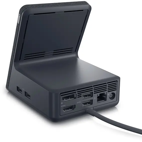 მობილურის დამტენი სადგური Dell HD22Q Dual Charge Dock, Wireless Charging, DP, HDMI, 4xUSB3.2, USB3.2 Type-C, RJ45, Black , 5 image - Primestore.ge