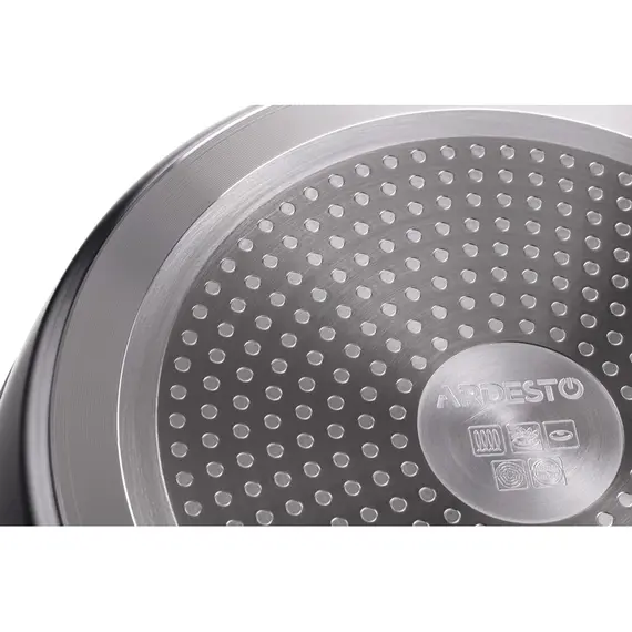 ტაფა Ardesto Deep Fry pan Gemini Gourmet Bolzano, 28cm, aluminium, black , 5 image - Primestore.ge