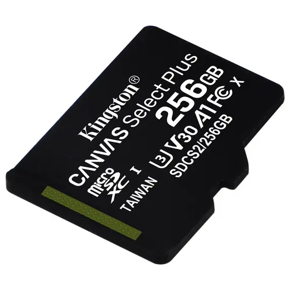 ფლეშ მეხსიერების ბარათი Kingston microSD  256GB C10 UHS-I R100/W85MB/s , 2 image - Primestore.ge