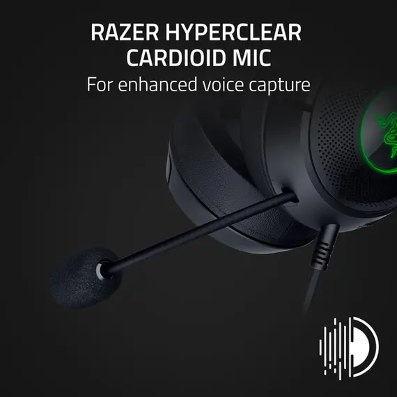 ყურსასმენი Razer RZ04-04730100-R3M1 Kraken Kitty V2, Gaming Headset, Wired, USB, Black , 7 image - Primestore.ge